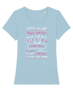CALL  mom Tricou mânecă scurtă guler larg fitted Damă Expresser