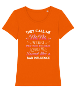 NANA Tricou mânecă scurtă guler larg fitted Damă Expresser