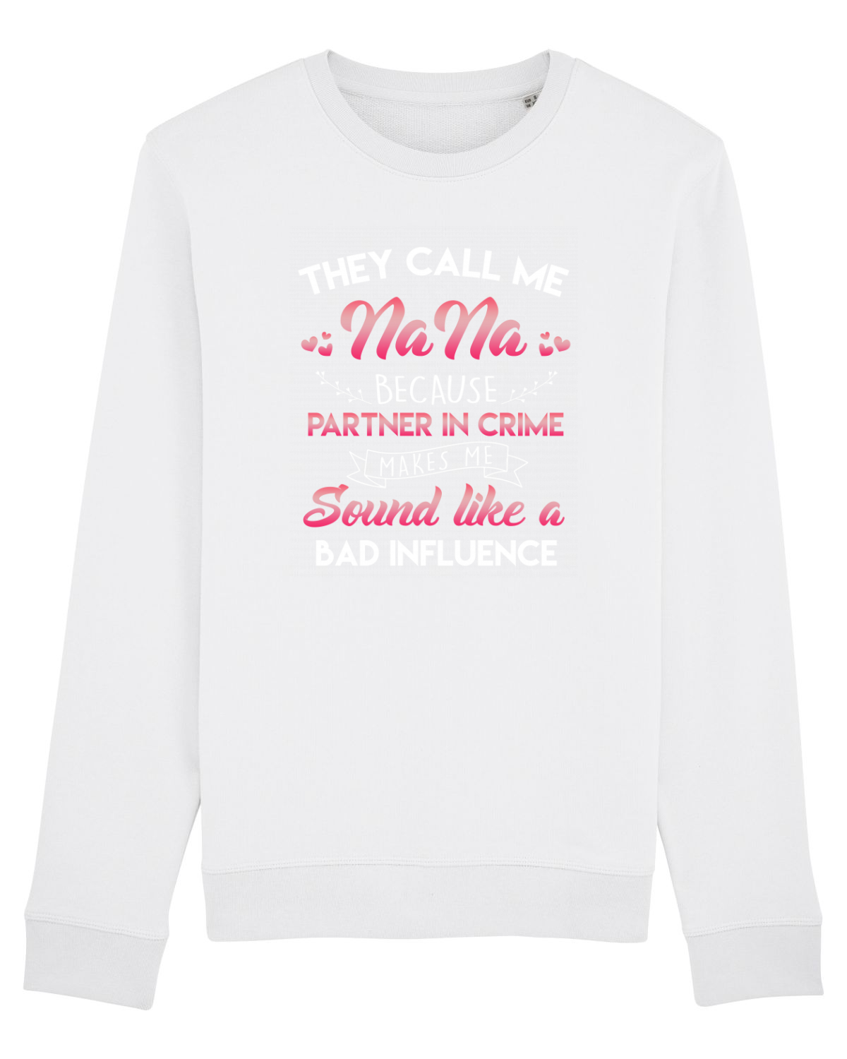 Bluză mânecă lungă Unisex Rise White