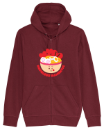 Kawaii Ramen Hanorac cu fermoar Unisex Connector