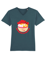 Kawaii Ramen Tricou mânecă scurtă guler V Bărbat Presenter