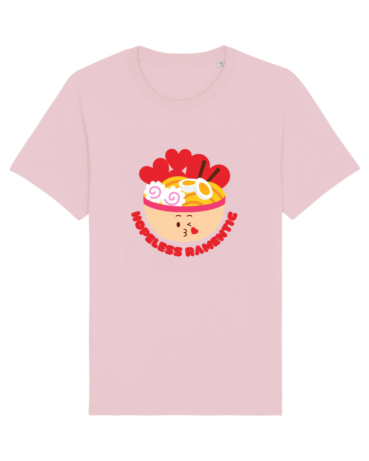 Tricou mânecă scurtă Unisex Rocker Cotton Pink