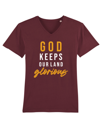 God Keeps Our Land Glorious Burgundy
