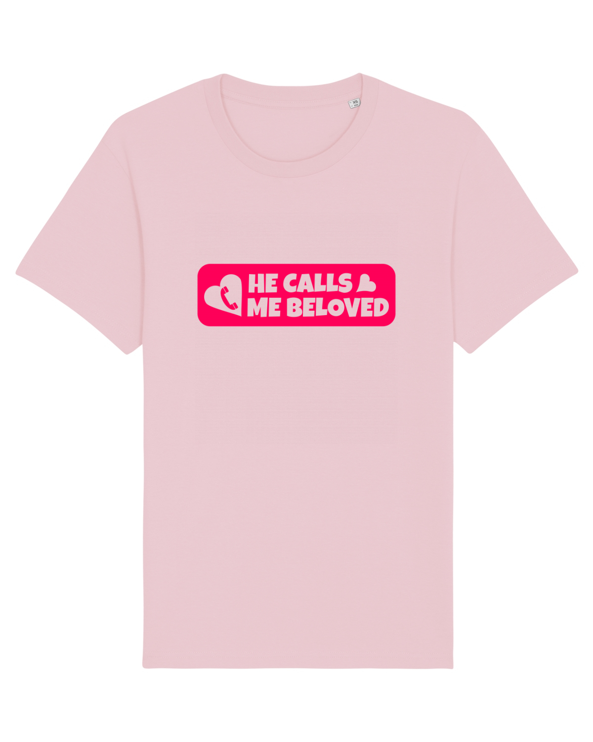 Tricou mânecă scurtă Unisex Rocker Cotton Pink