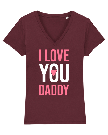 I Love You Daddy Burgundy