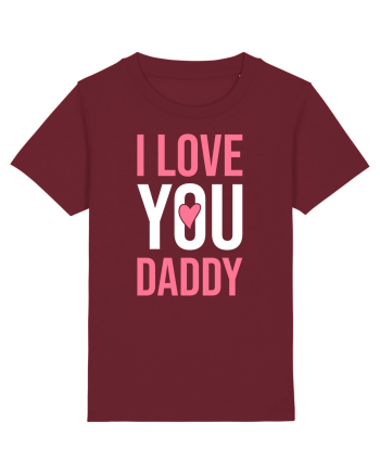 I Love You Daddy Burgundy