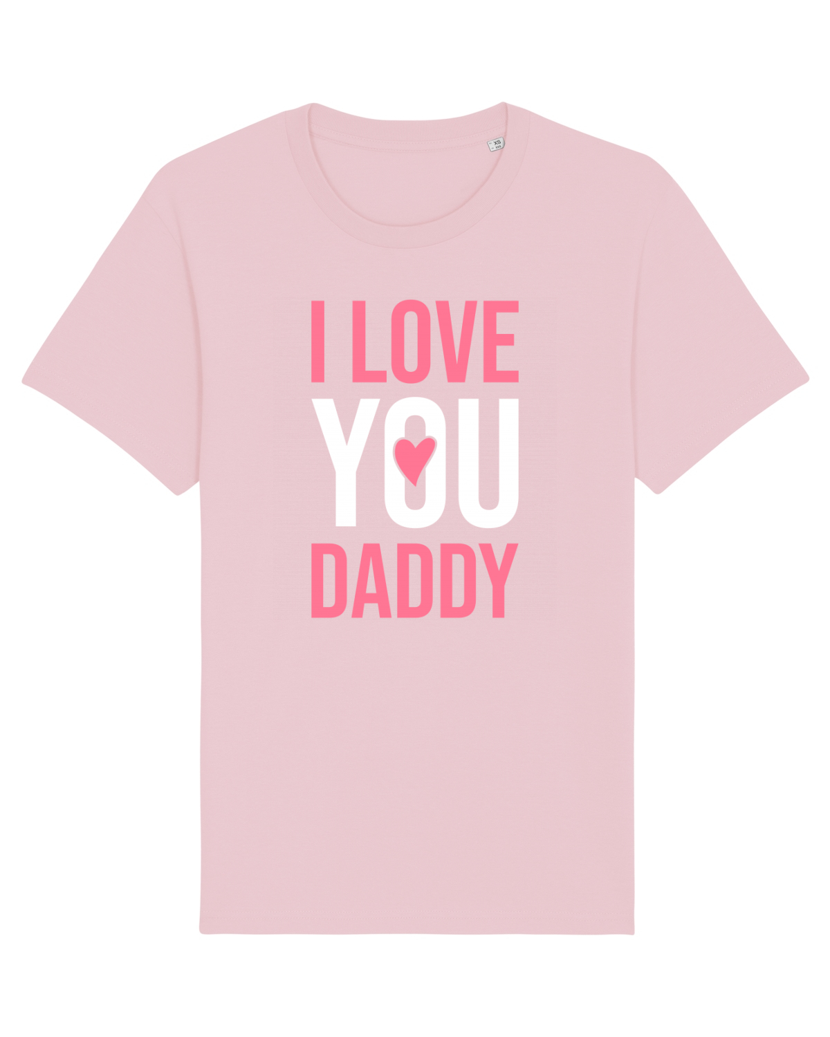 Tricou mânecă scurtă Unisex Rocker Cotton Pink
