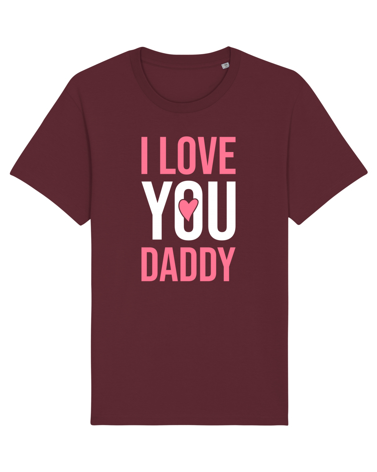 Tricou mânecă scurtă Unisex Rocker Burgundy