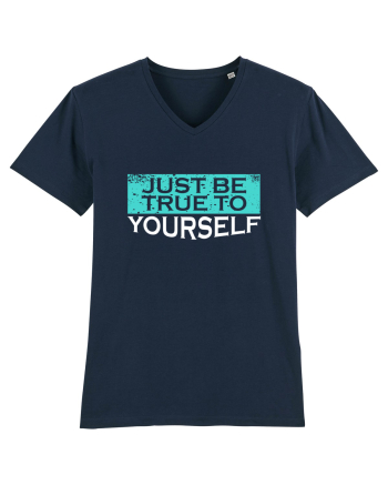 Just Be True To Yourself French Navy