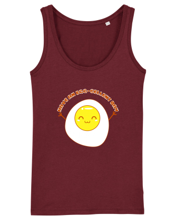 Kawaii Egg Burgundy