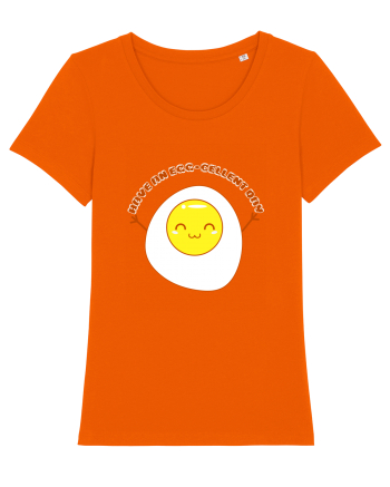 Kawaii Egg Bright Orange