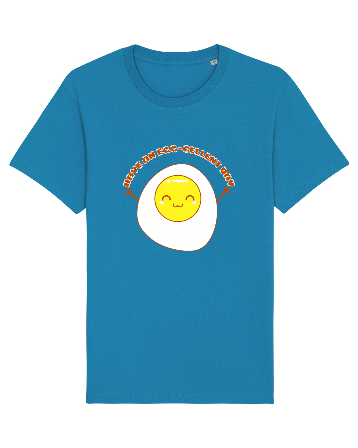 Tricou mânecă scurtă Unisex Rocker Azur
