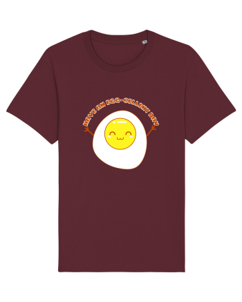 Kawaii Egg Burgundy