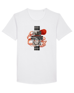 Octopus Tricou mânecă scurtă guler larg Bărbat Skater
