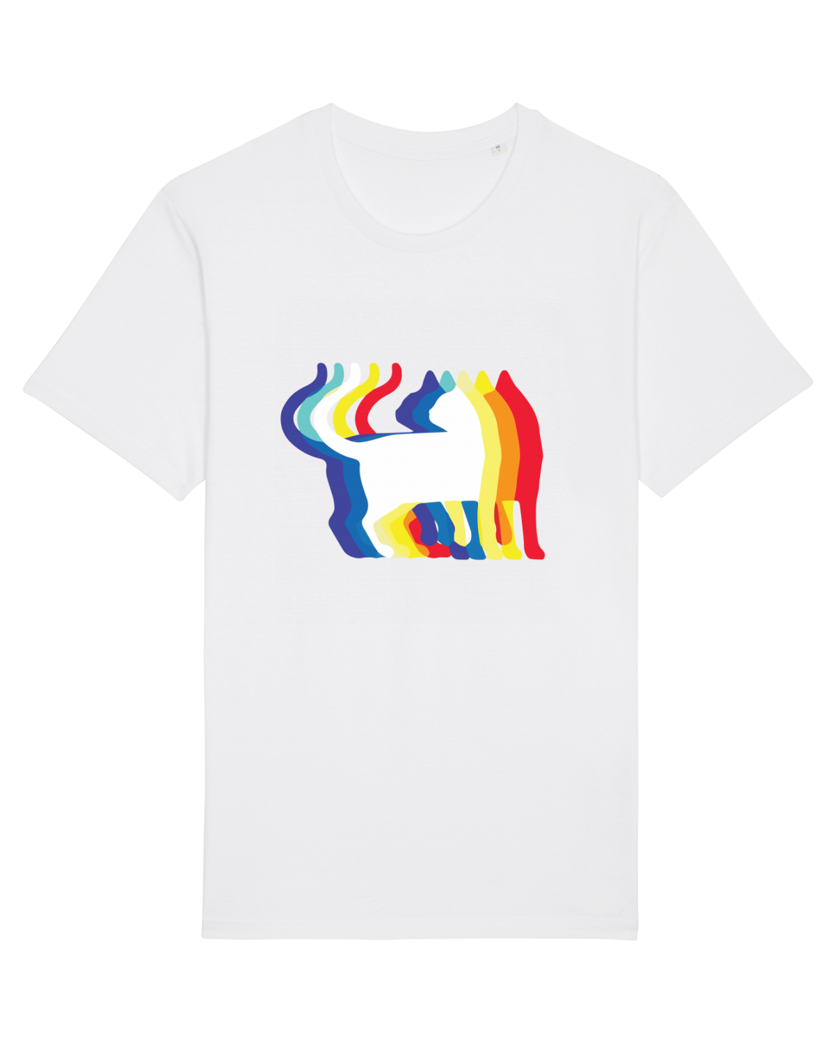 Tricou mânecă scurtă Unisex Rocker White