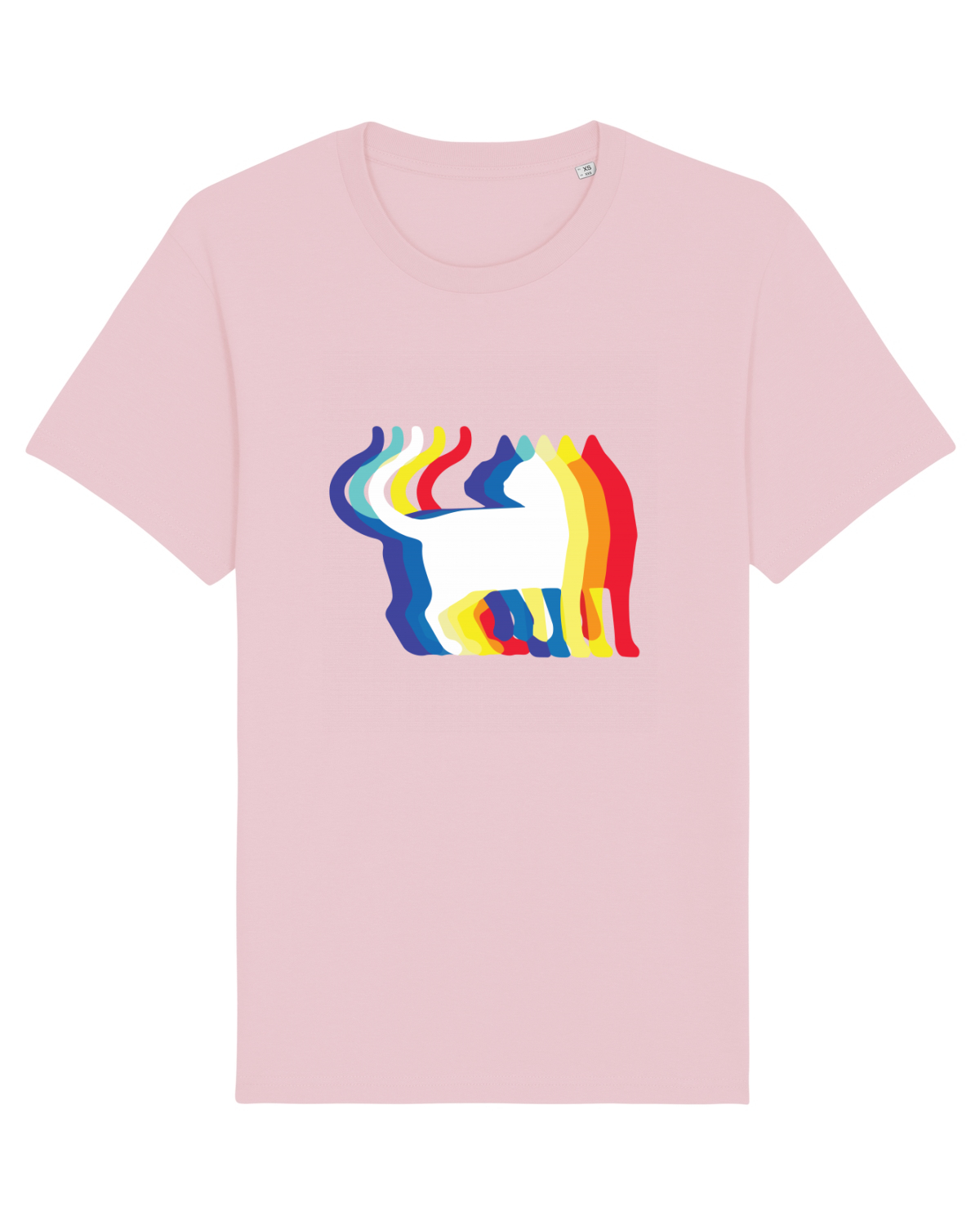 Tricou mânecă scurtă Unisex Rocker Cotton Pink