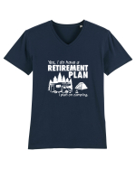 CAMPING Tricou mânecă scurtă guler V Bărbat Presenter