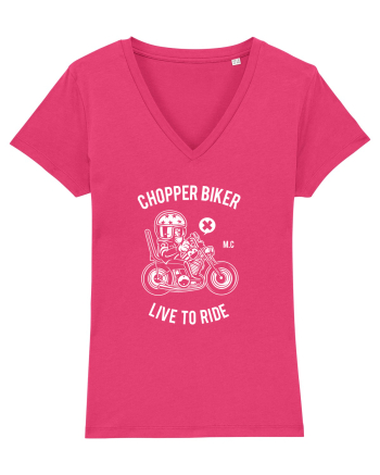 Chopper Biker White Raspberry