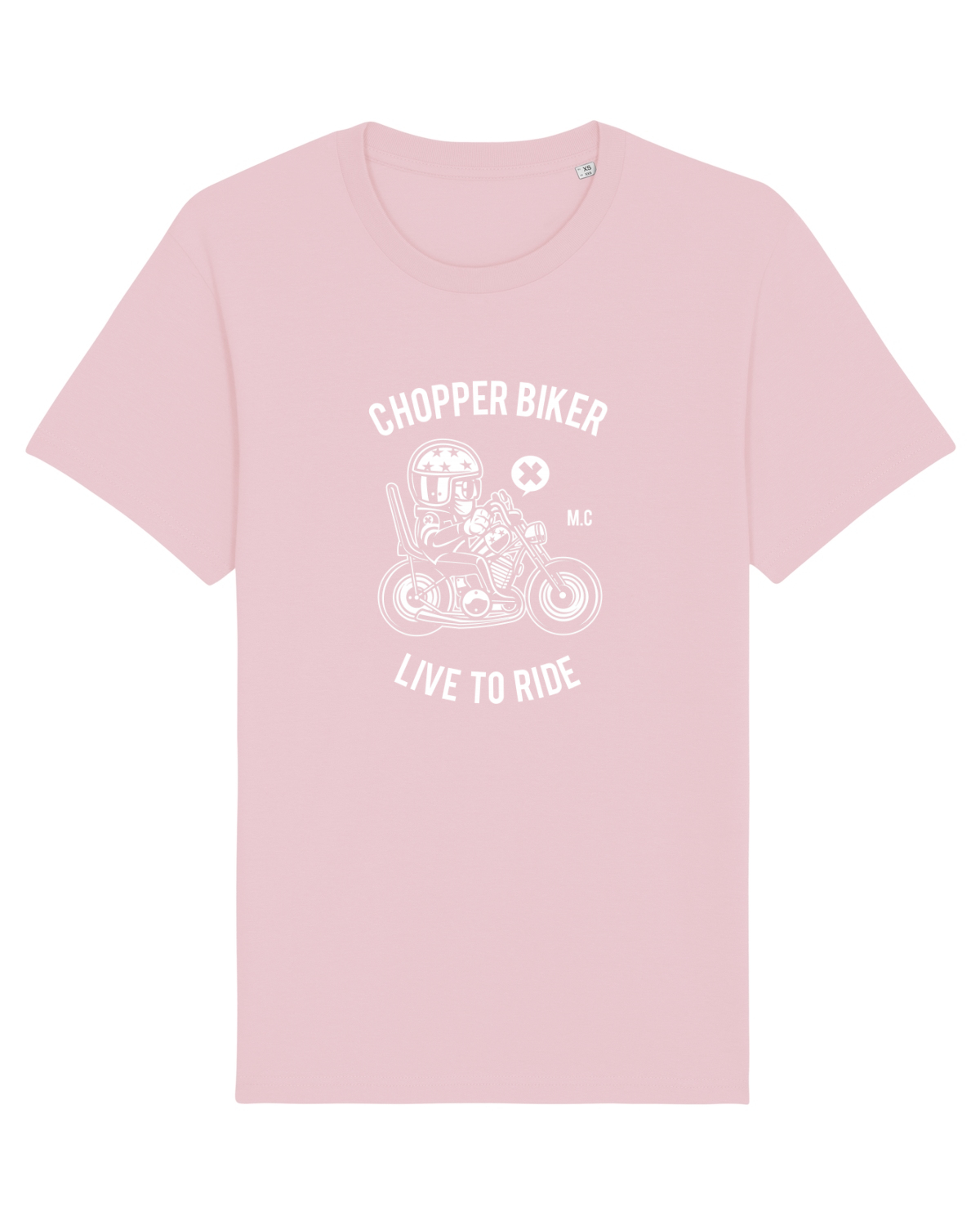 Tricou mânecă scurtă Unisex Rocker Cotton Pink