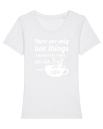 CAT Tricou mânecă scurtă guler larg fitted Damă Expresser