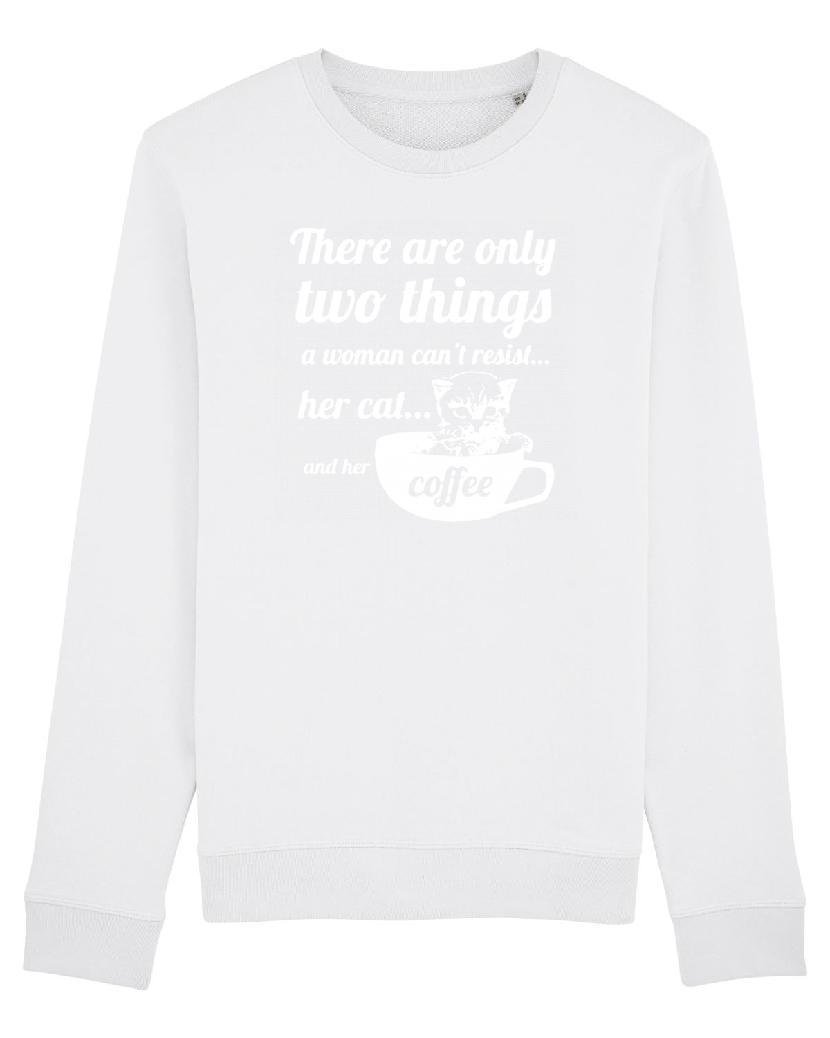 Bluză mânecă lungă Unisex Rise White