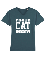 CAT MOM Tricou mânecă scurtă guler V Bărbat Presenter