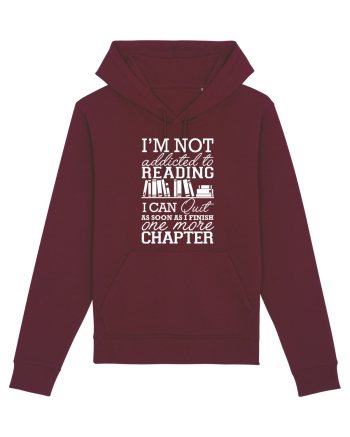 READING BOOKS Burgundy