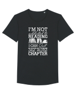 READING BOOKS Tricou mânecă scurtă guler larg Bărbat Skater