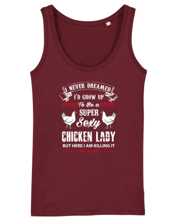 CHICKEN LADY Burgundy