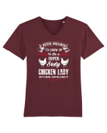 CHICKEN LADY Tricou mânecă scurtă guler V Bărbat Presenter