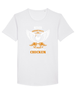 CHICKEN LADY Tricou mânecă scurtă guler larg Bărbat Skater