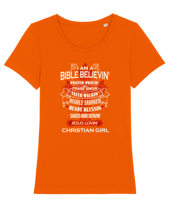 CHRISTIAN GIRL Bright Orange