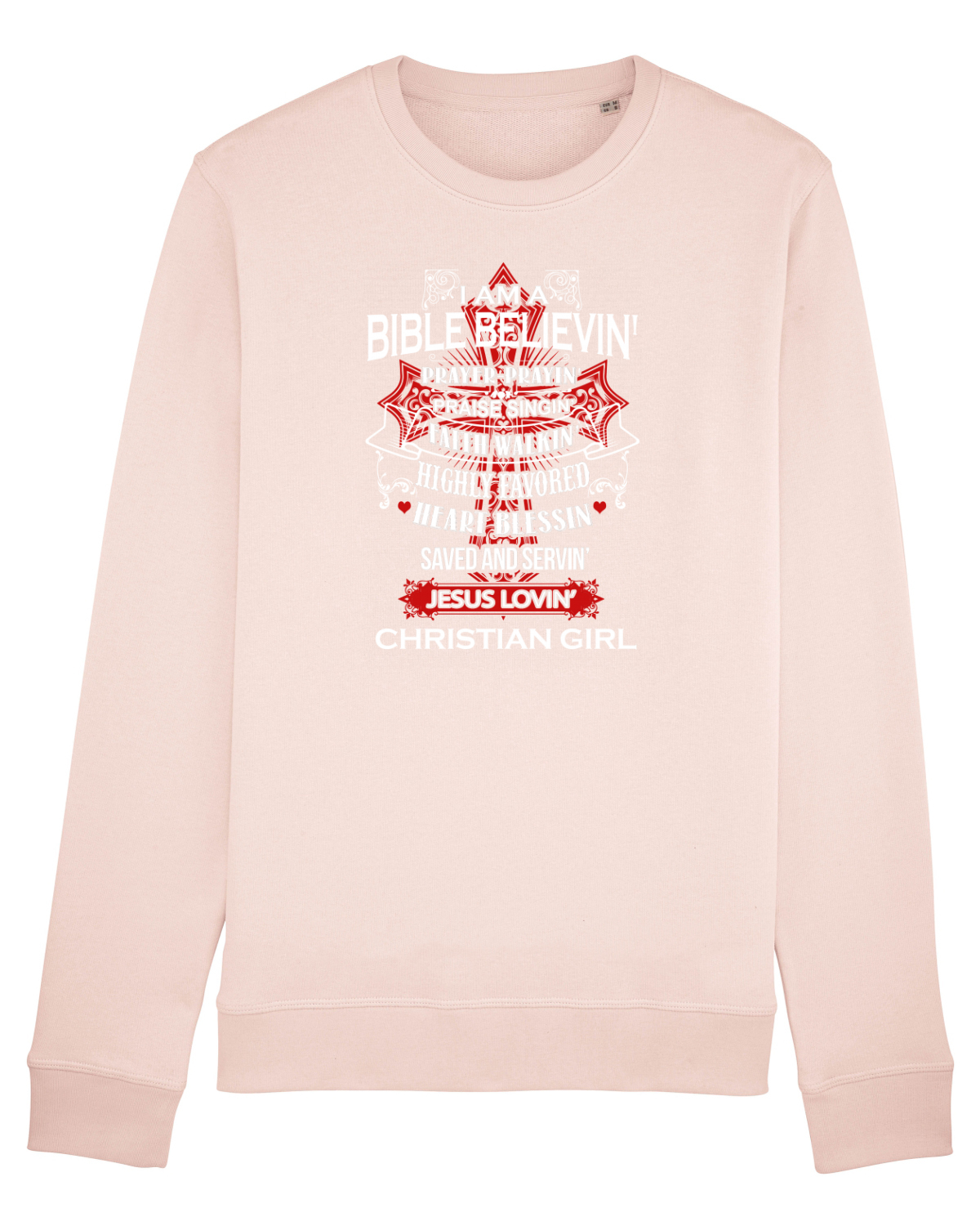 Bluză mânecă lungă Unisex Rise Candy Pink