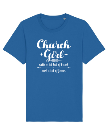 CHURCH GIRL Royal Blue
