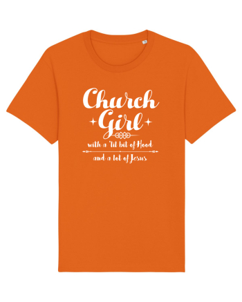 CHURCH GIRL Bright Orange