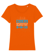 CODERS Tricou mânecă scurtă guler larg fitted Damă Expresser