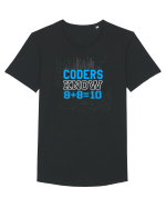 CODERS Tricou mânecă scurtă guler larg Bărbat Skater
