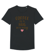 COFFEE Tricou mânecă scurtă guler larg Bărbat Skater