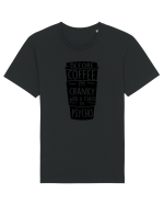 COFFEE Tricou mânecă scurtă Unisex Rocker
