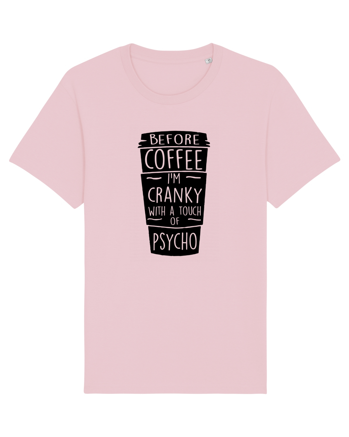 Tricou mânecă scurtă Unisex Rocker Cotton Pink