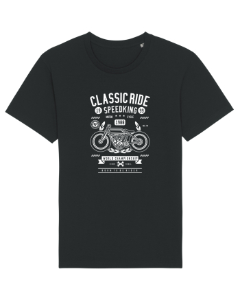 Classic Ride Moto White Black