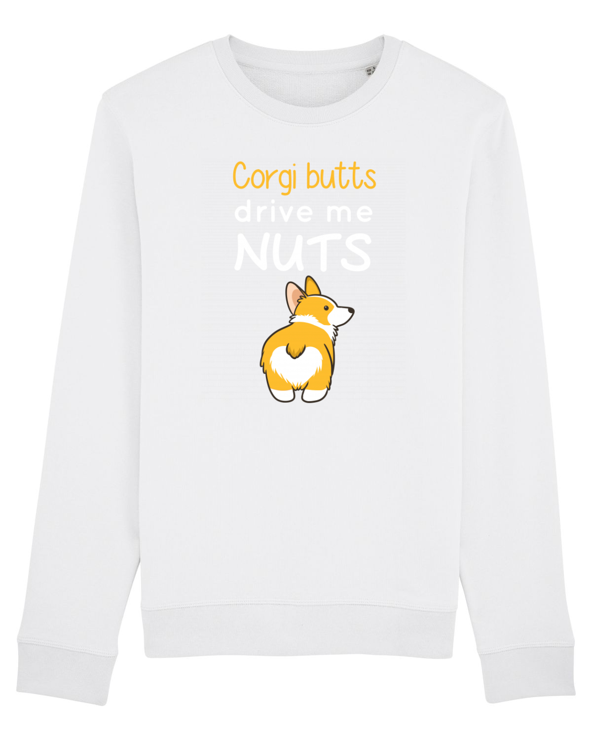 Bluză mânecă lungă Unisex Rise White