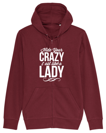 CRAZY LADY Burgundy