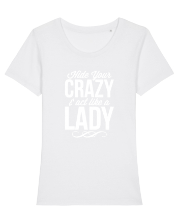 CRAZY LADY White