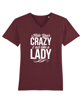 CRAZY LADY Burgundy