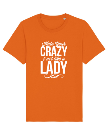 CRAZY LADY Bright Orange