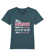 WIFE Tricou mânecă scurtă guler V Bărbat Presenter