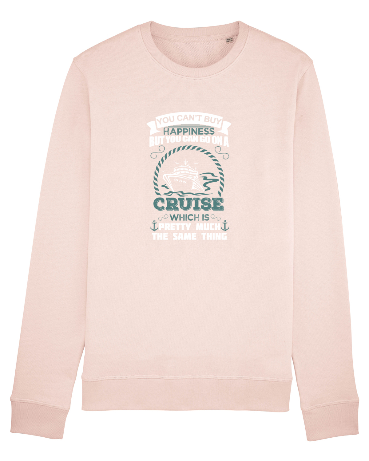 Bluză mânecă lungă Unisex Rise Candy Pink