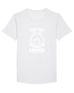CRUISE Tricou mânecă scurtă guler larg Bărbat Skater