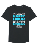 CRUISE Tricou mânecă scurtă guler larg Bărbat Skater